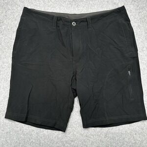 Patagonia Mens‎ 36 Shorts Flat Front Cargo Polyester Nylon Spandex Stretch Gray